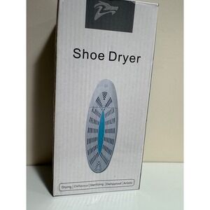 Electric Shoe Dryer and Sterilizer Portable Footwear Deodorizer 110V 13.1W White